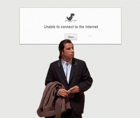 Page 404 avec John Travolta